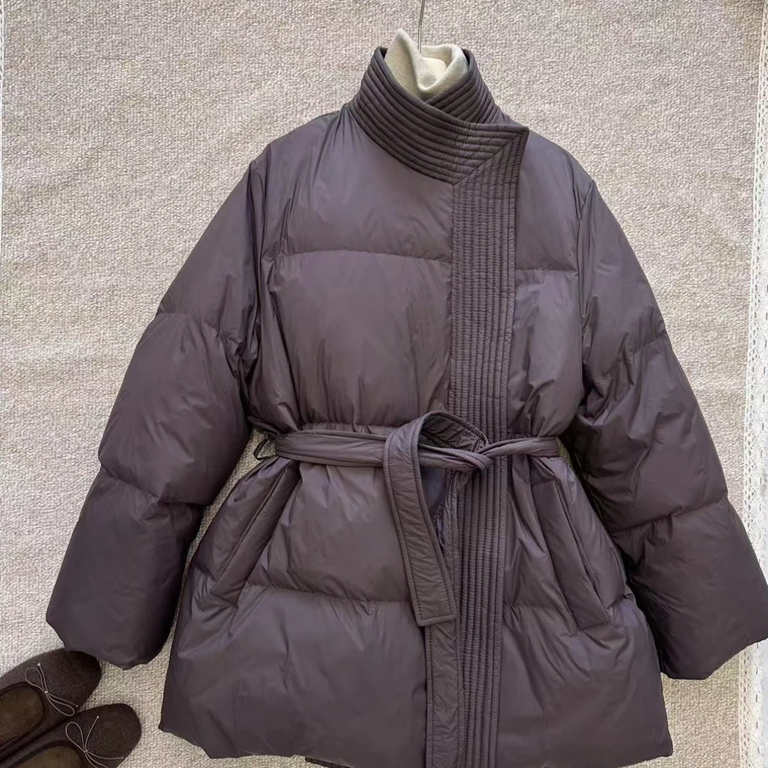 ins韩系斗篷双面羊绒大衣