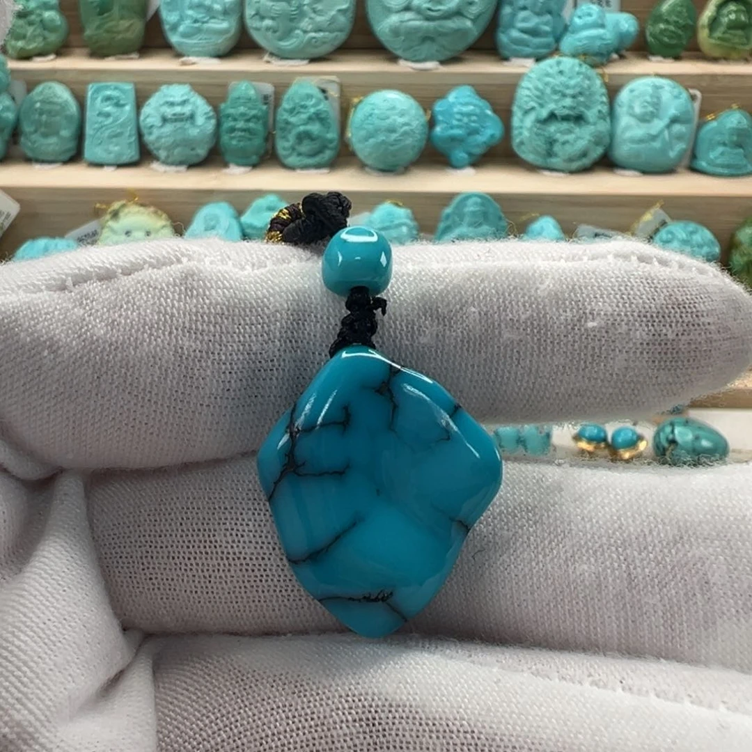 未镶嵌绿松石随形19.4mm