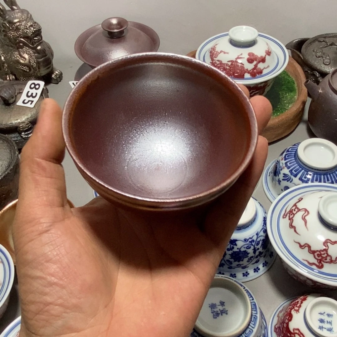 柴烧茶具陶瓷杯子