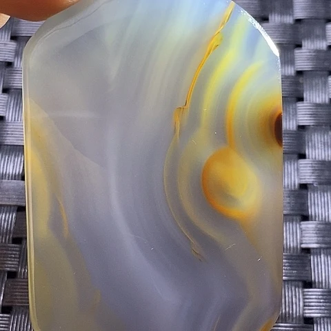 玛瑙/玉髓方牌合金汪*亮