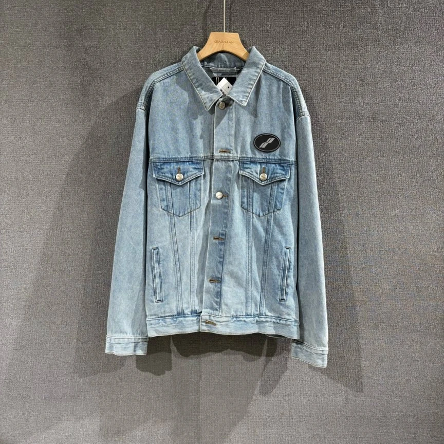 99新 WE11 DONE （pm）水洗做旧牛仔外套 带吊L码/2295