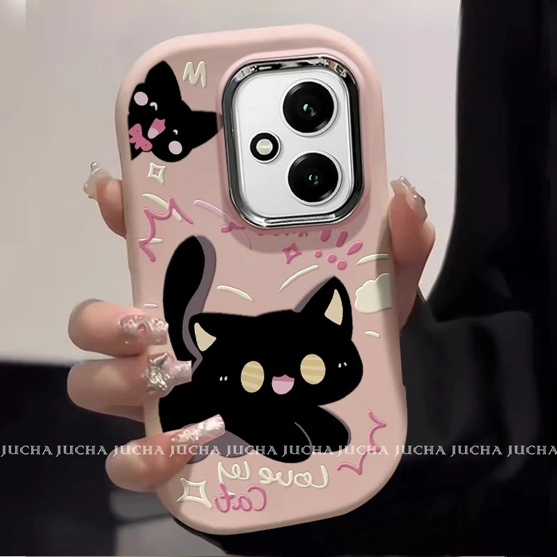 惊吓猫咪适用荣耀400手机壳400pro新款300小众200高级软硅胶可爱