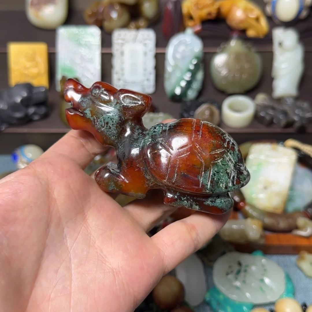 蛇纹石玉未镶嵌颈饰岫玉颈饰未镶嵌