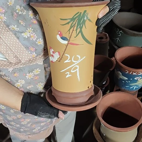 宜兴紫砂花盆清仓处理