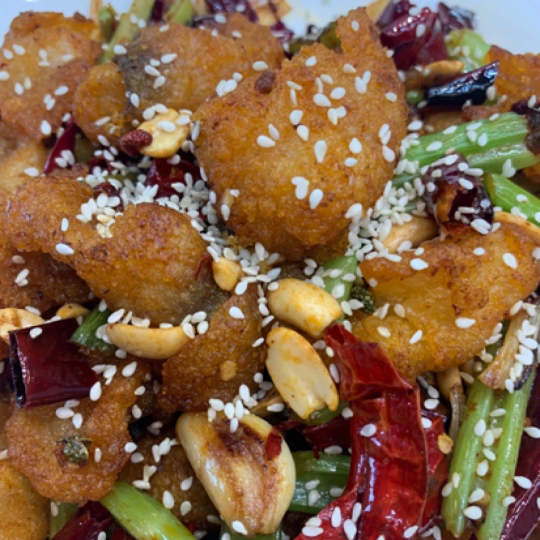 鲜广汇:干煸黑鱼片（500克）方便菜