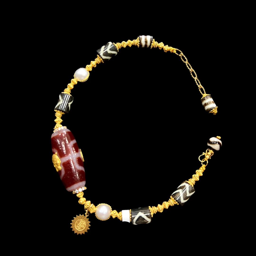 8170玛瑙18k手链（多样性，发一），