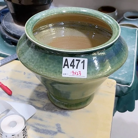 红陶景德镇陶瓷花盆手工