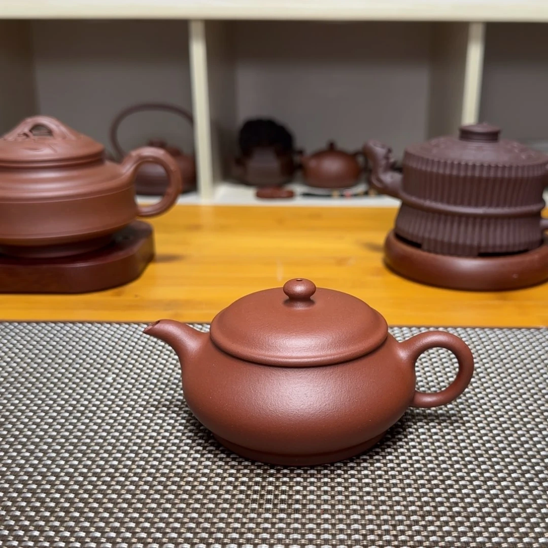 安***心茶壶紫砂半手精工每明炉壶160ml