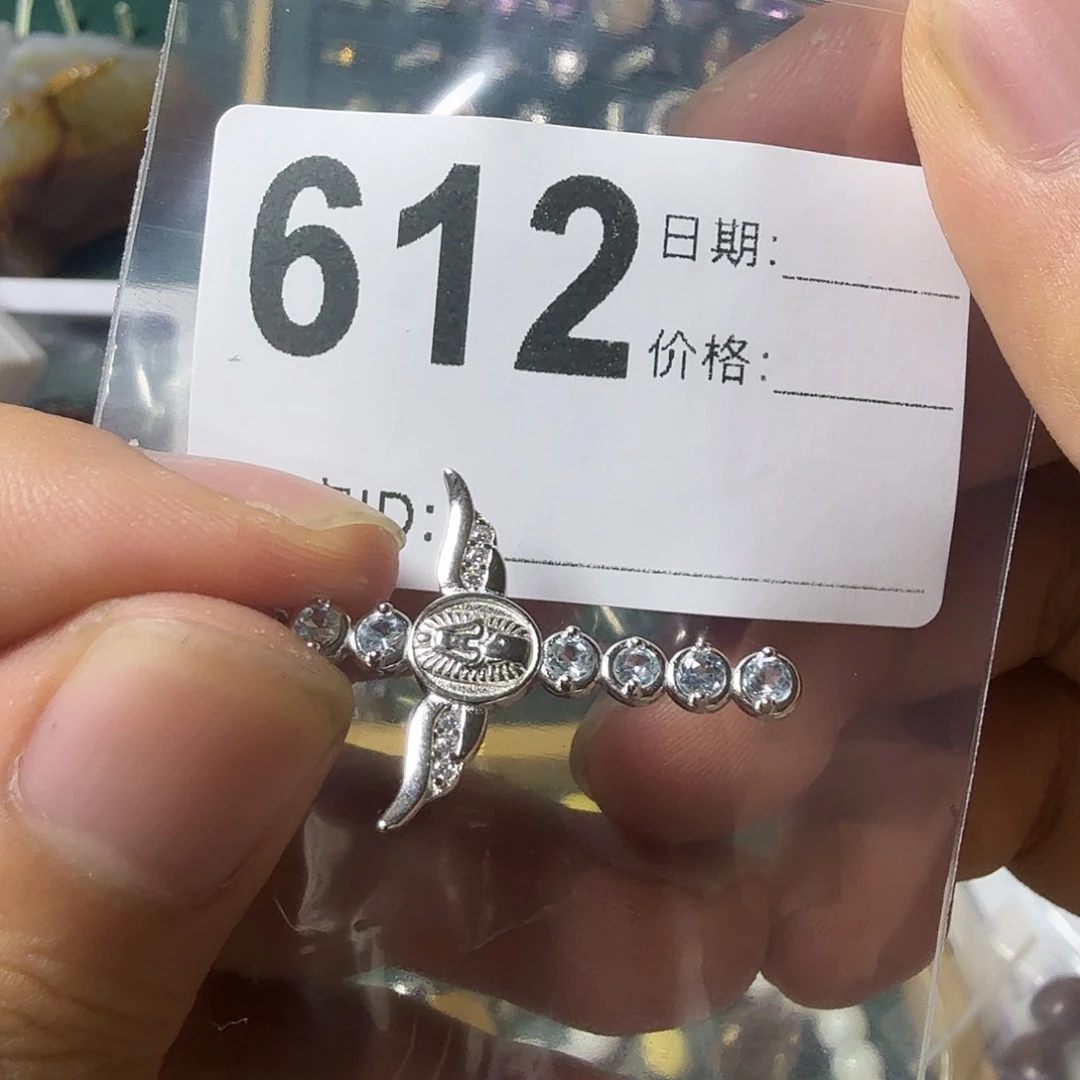 颈饰托帕石银S925镶嵌
