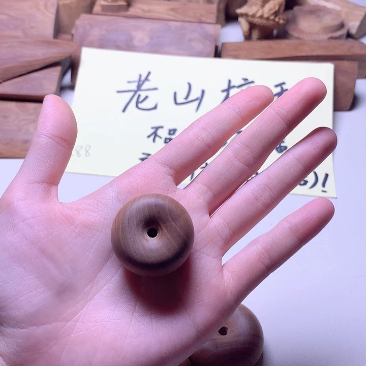 檀香木无事牌檀香小平安扣