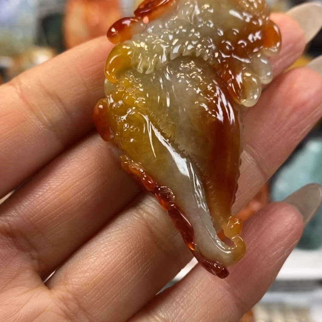 定制翡翠未镶嵌渔**家