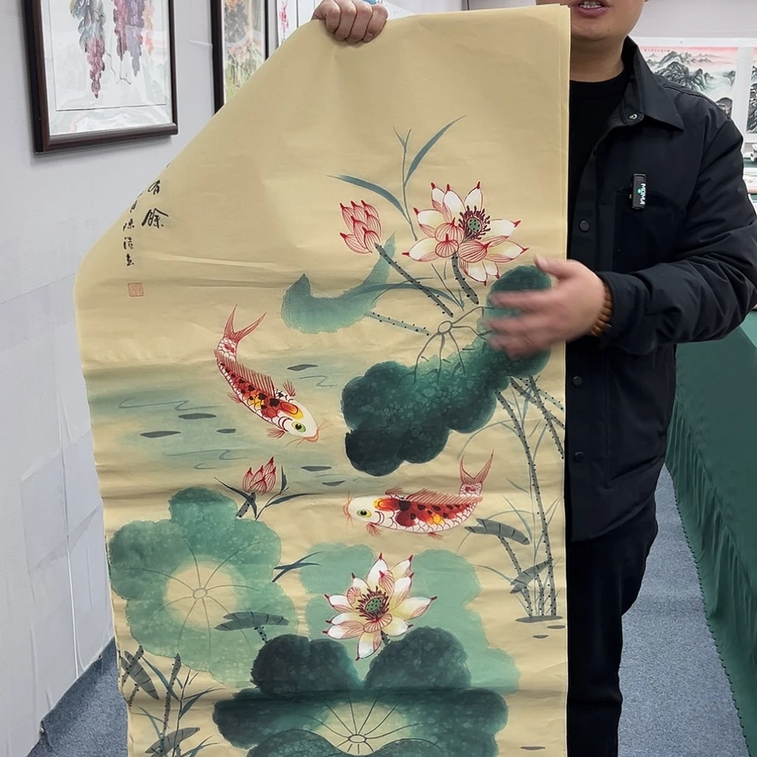 国画宣纸国画作品纯手绘