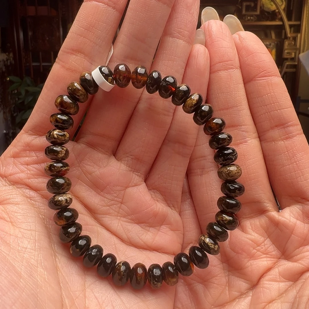 琥珀未镶嵌裸石抚顺琥珀10515八