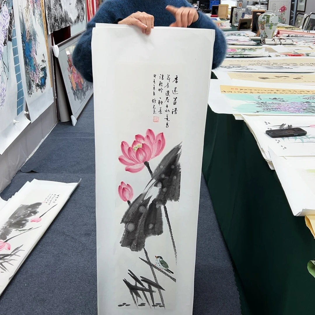 国画宣纸纯手绘国画大放漏！