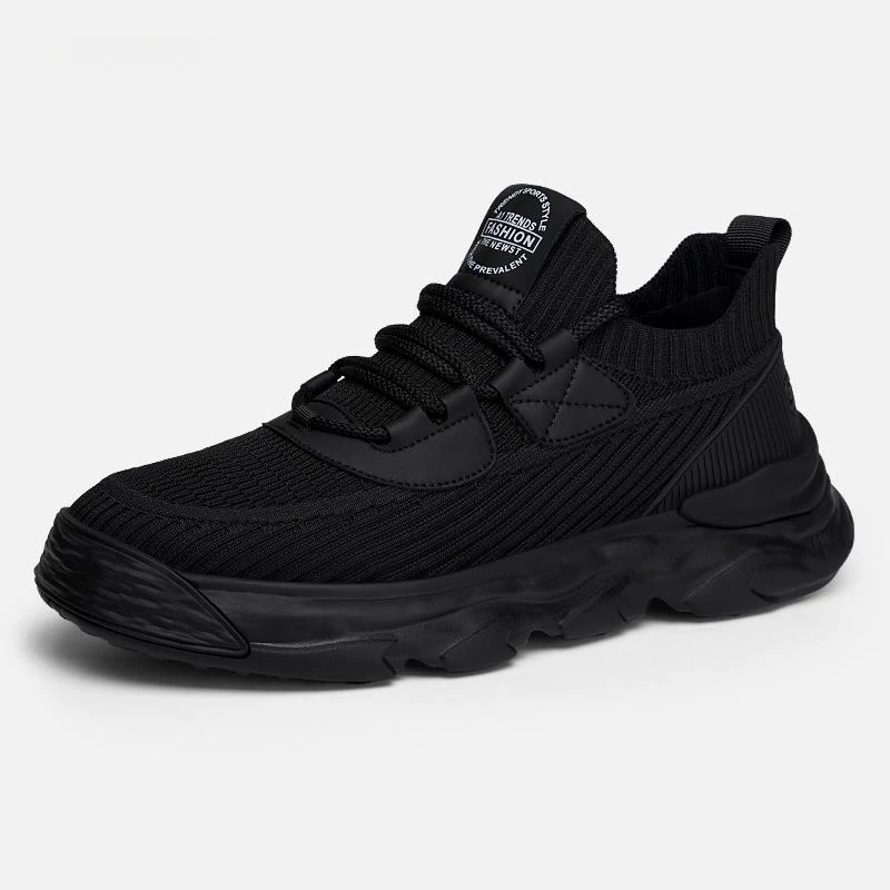 路易圣戈希夏季男鞋透气网面新款潮流百搭厚底鞋子男士休闲运动鞋