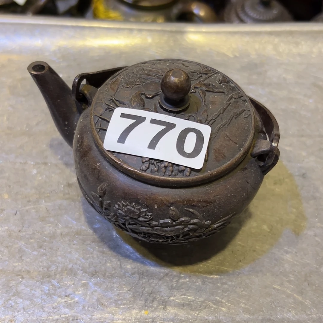 黄铜摆件，文房摆件