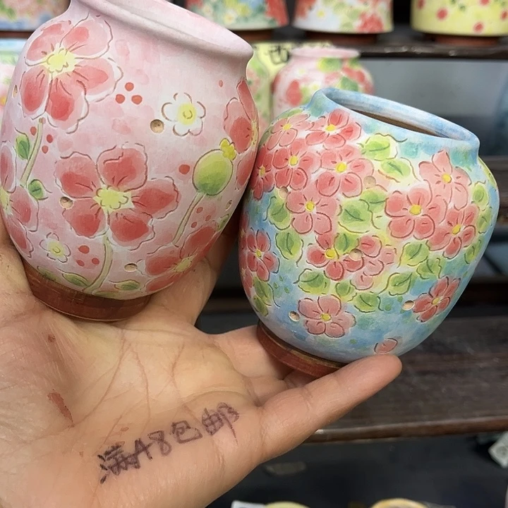清***妍手工制作多肉花盆