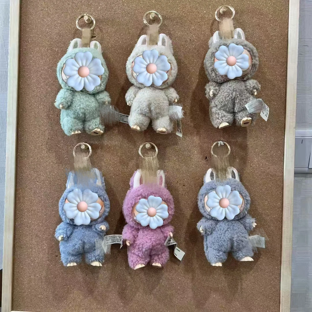 第一代潮玩马卡龙拉公仔潮玩摆件塘胶挂件