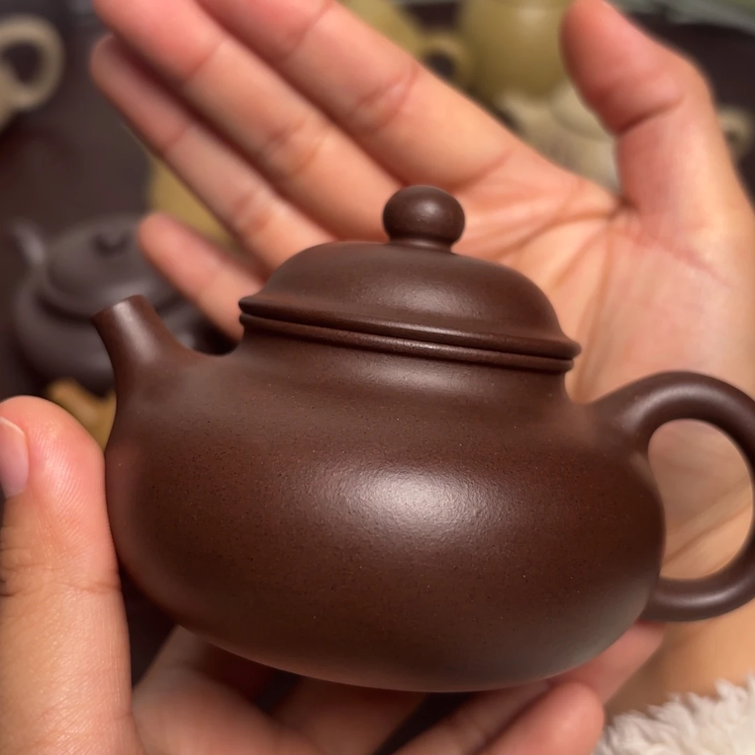 茶壶紫砂半手工容天