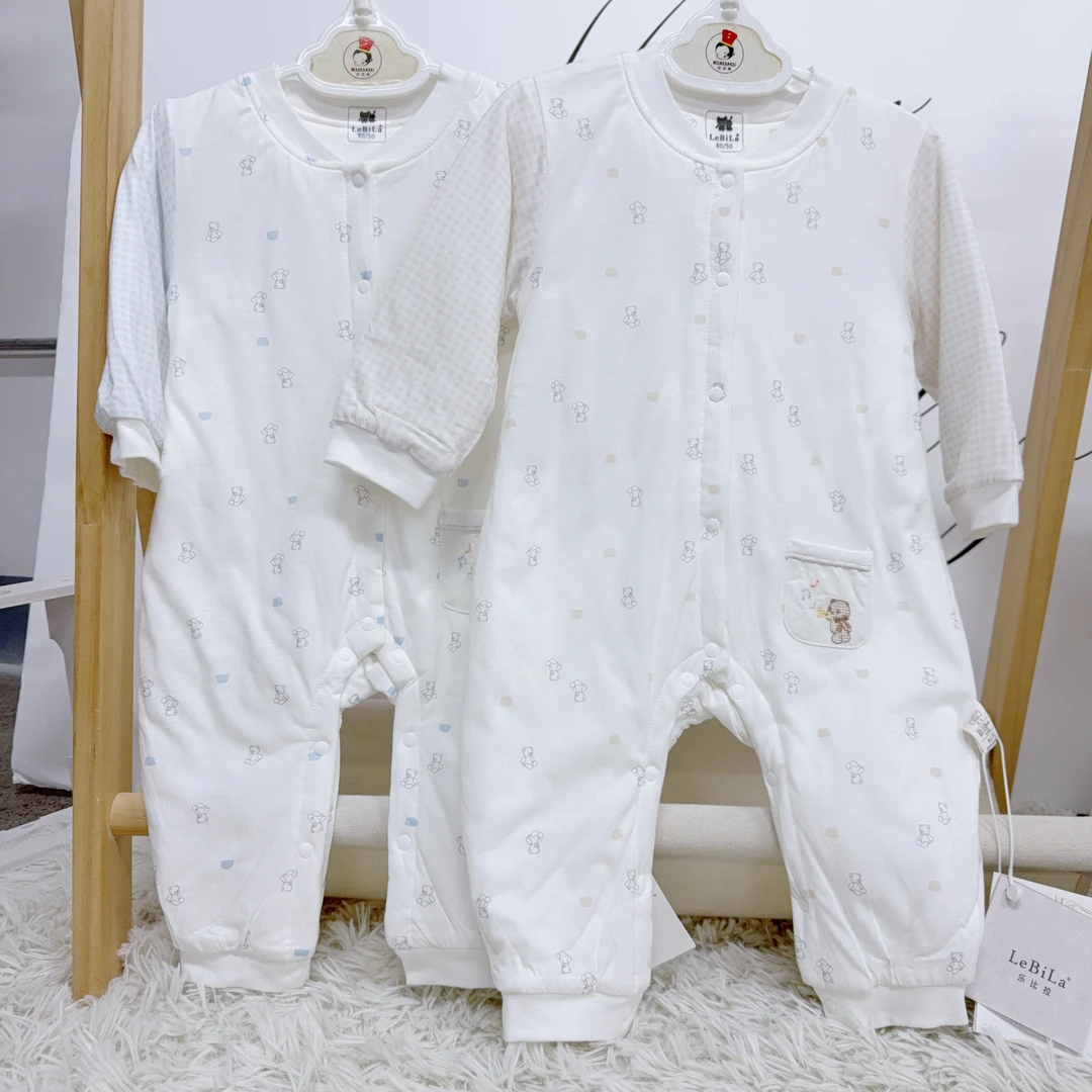 4302-7加棉多扣连体衣