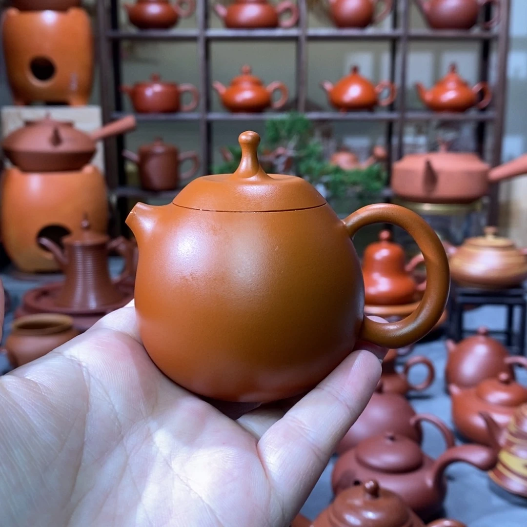 紫砂茶壶鸡蛋黄龙蛋壶100cc