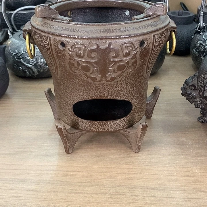 1瑞兽碳炉纯手工打造铸铁