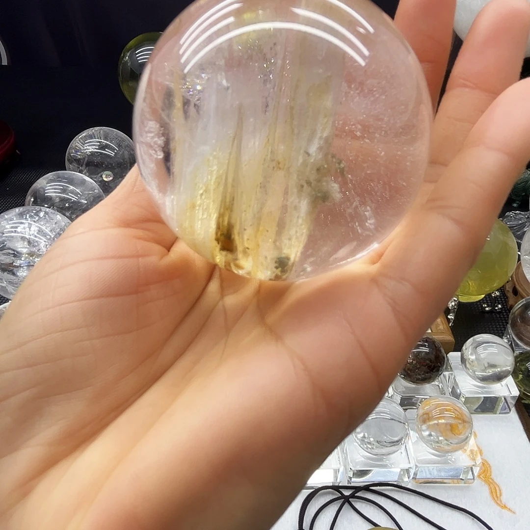 未镶嵌珠宝半成品水晶6.1公分