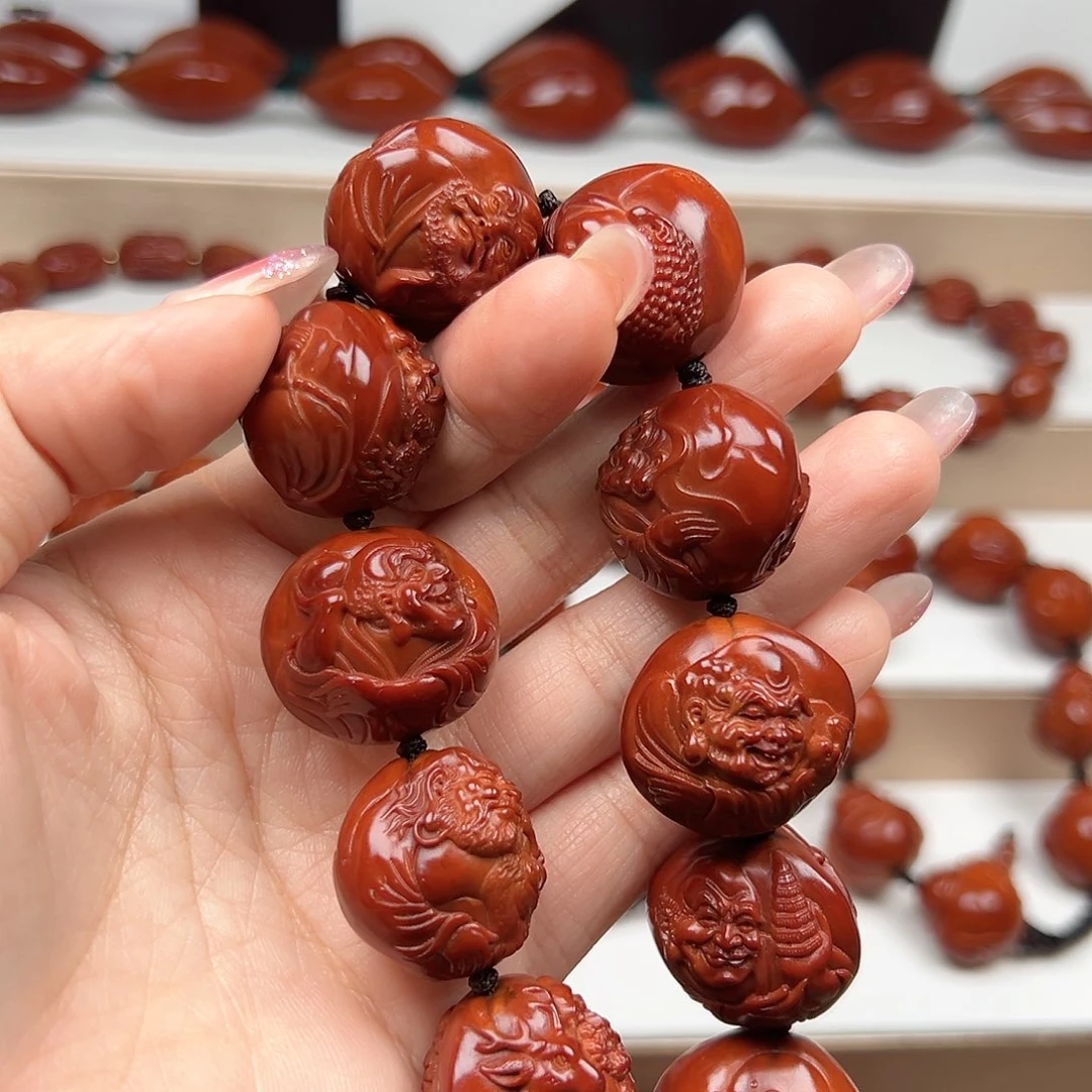 星***辰手串橄榄核十八罗汉