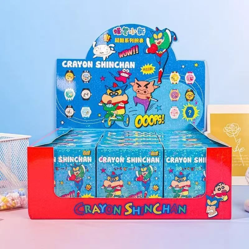 【加拆】麦和正版授权蜡笔小新第一弹手表盲盒周边儿童成人盲盒代拆