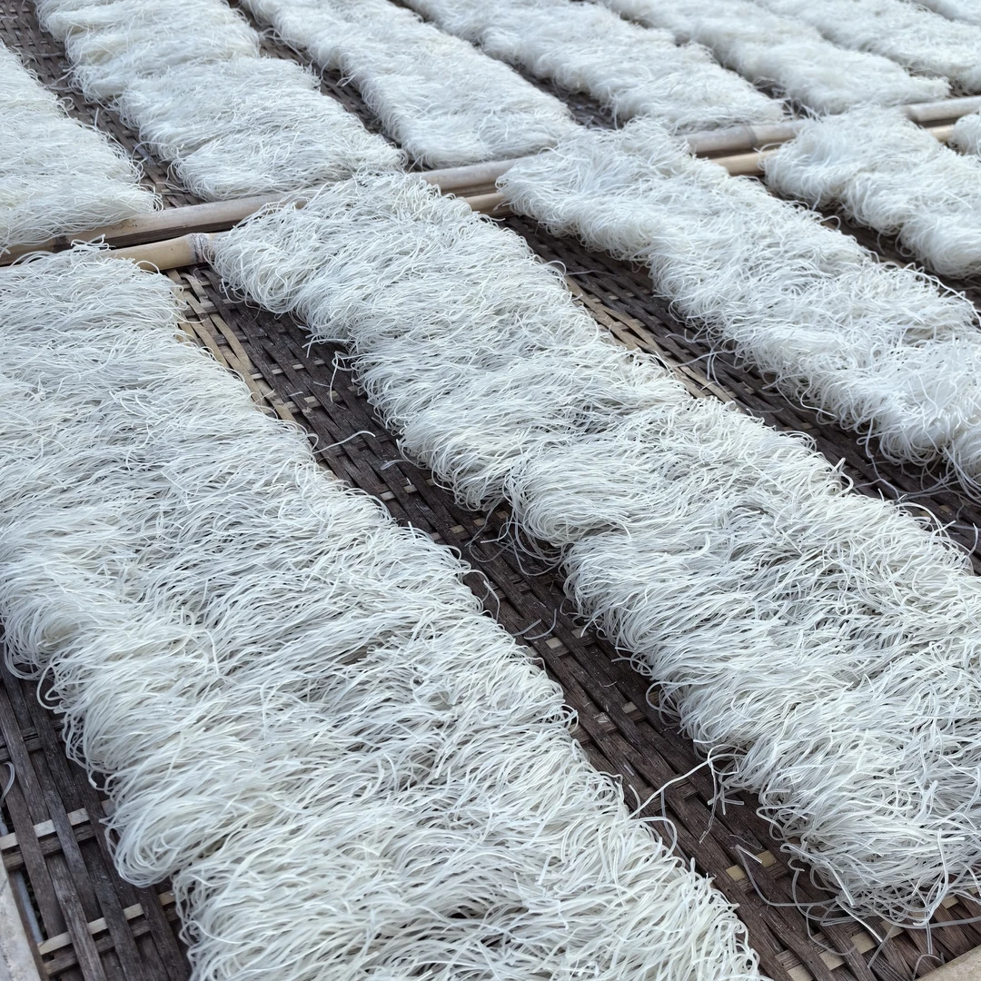 浙南高山粉丝手工制作红薯粉丝