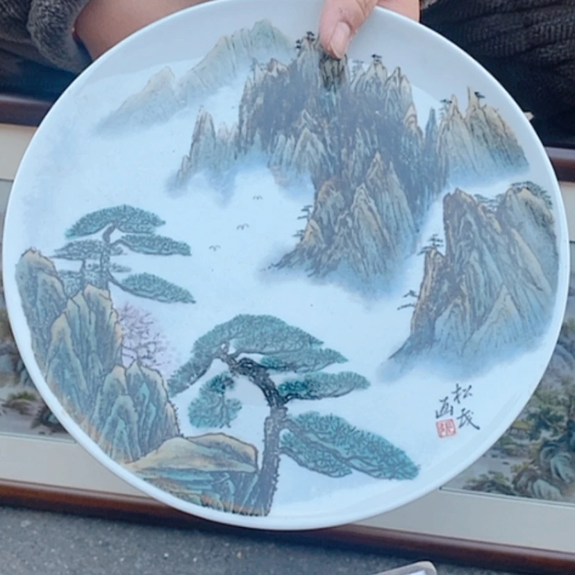 【闪购商品】瓷片淡*景德镇现代工艺品