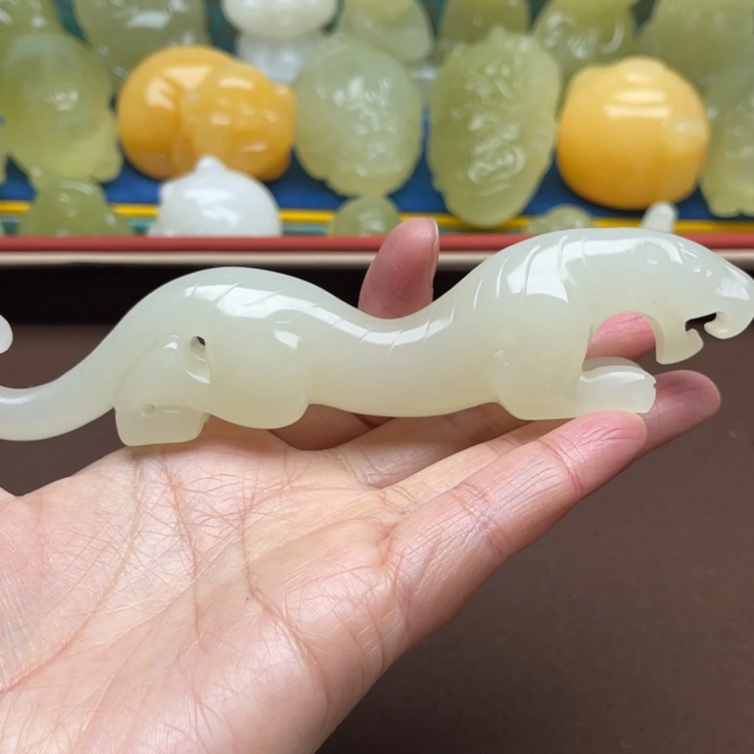 玉天然桌面小摆件