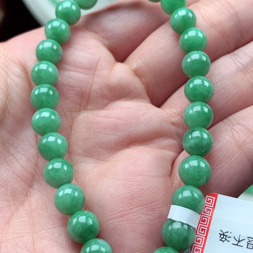 翡翠未镶嵌项链翡翠