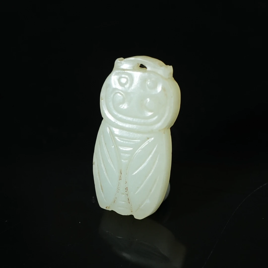 清代和田玉一鸣惊人挂件【华豫之门】SHL1A2501093035