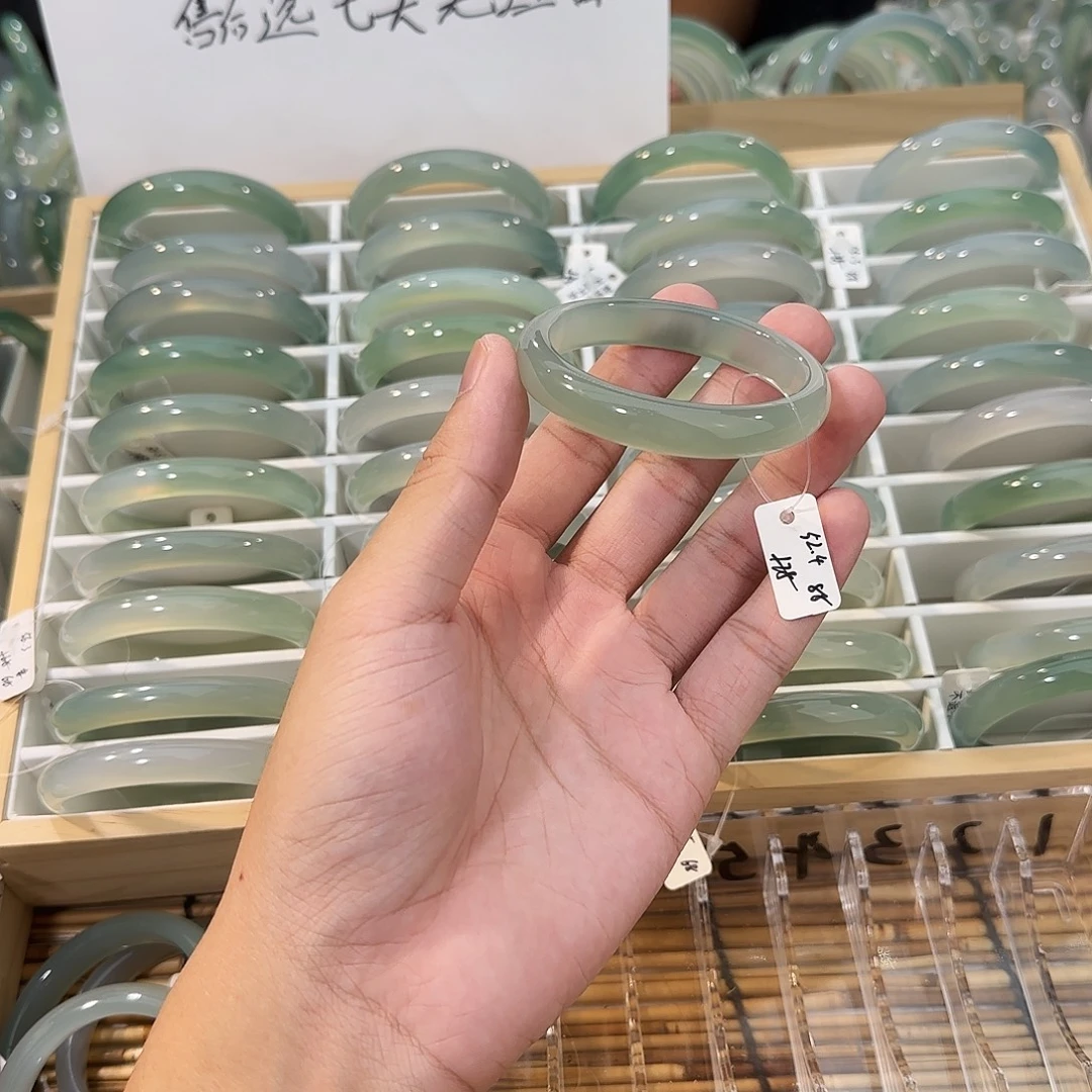 手镯玛瑙/玉髓未镶嵌圈口52.4