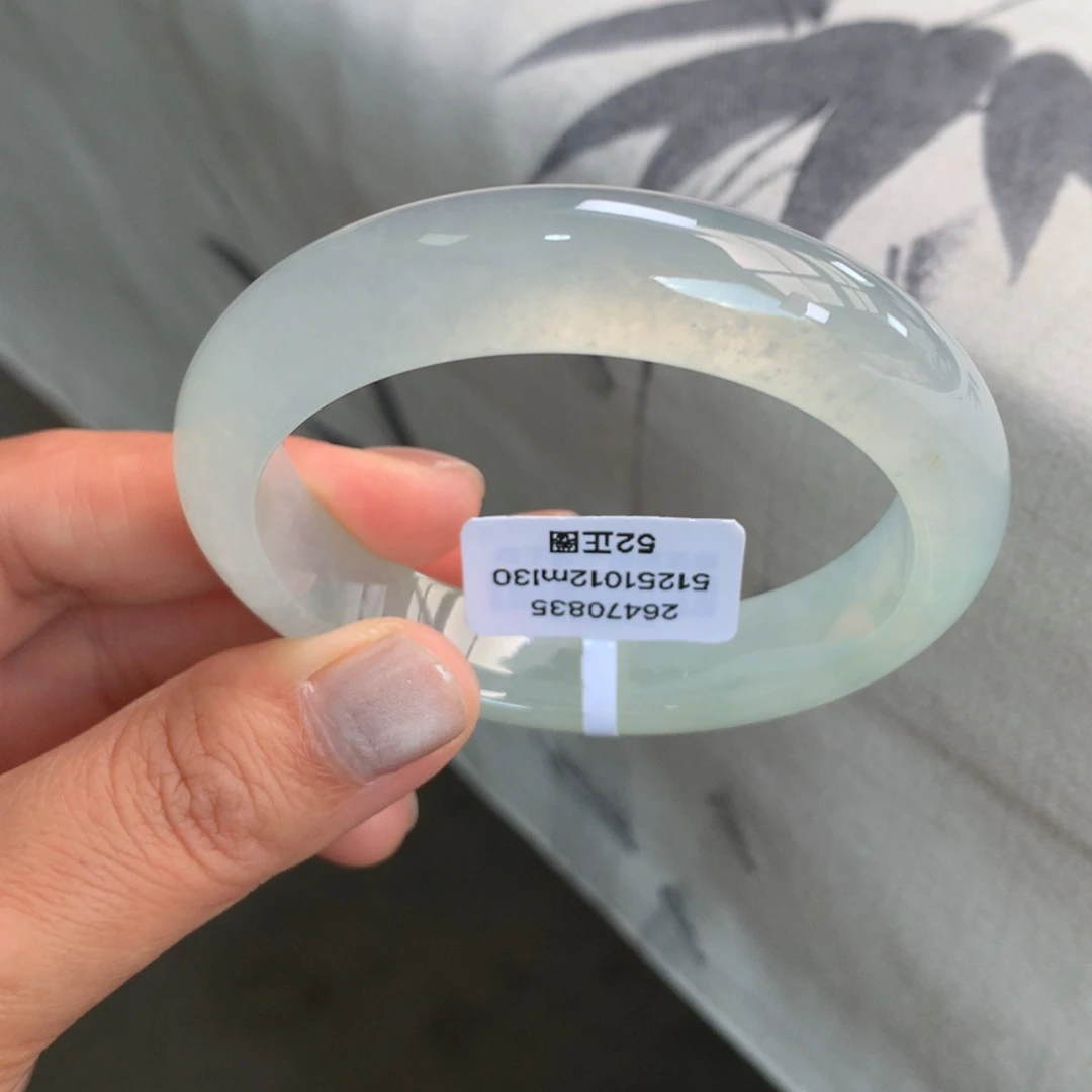 翡翠未镶嵌手镯冰晴起光【强 推】