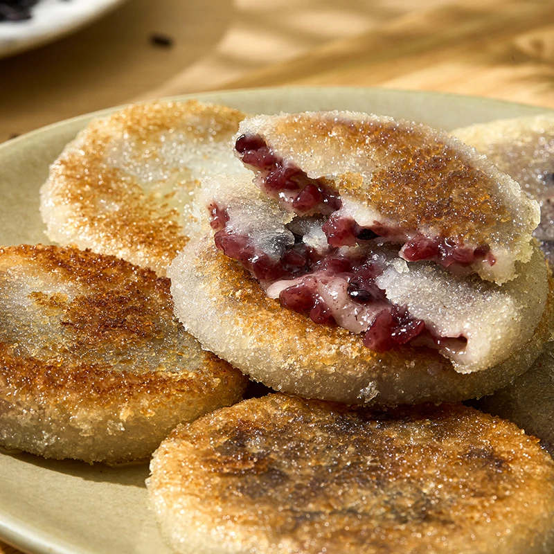 张力生糯叽叽椰香黑米糍粑150g