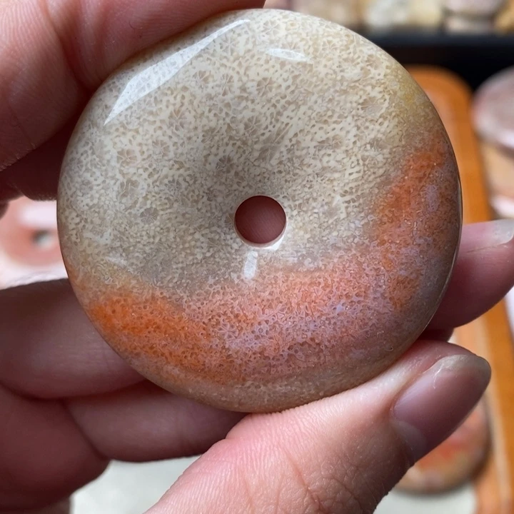 硅化玉颈饰未镶嵌随*