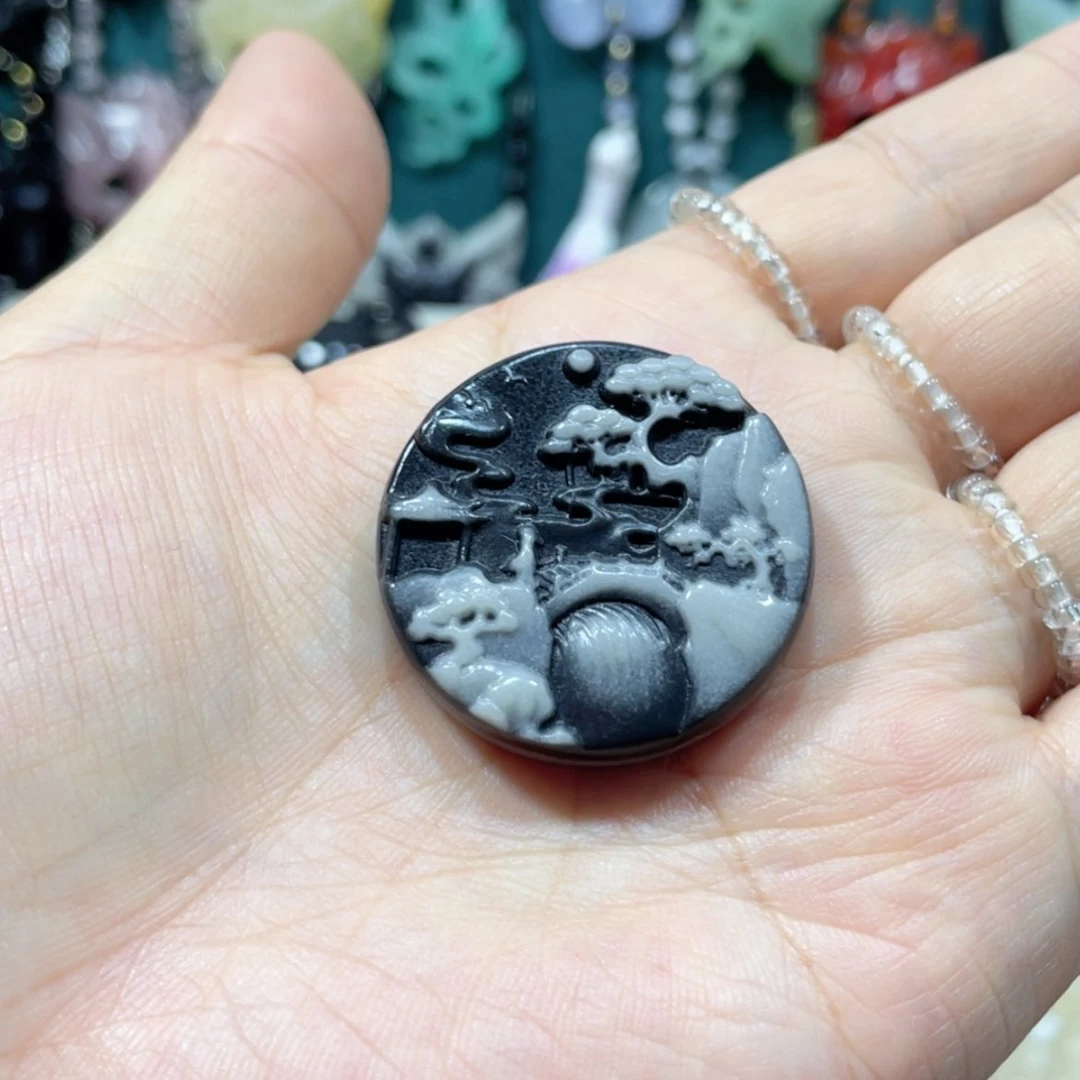 【闪购商品】未镶嵌岫玉颈饰44吊坠