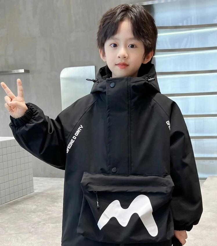 1209 加绒外套男童新款秋冬季