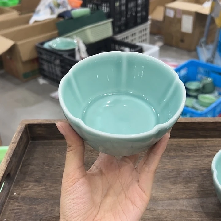 龙泉云间青瓷小米茶器