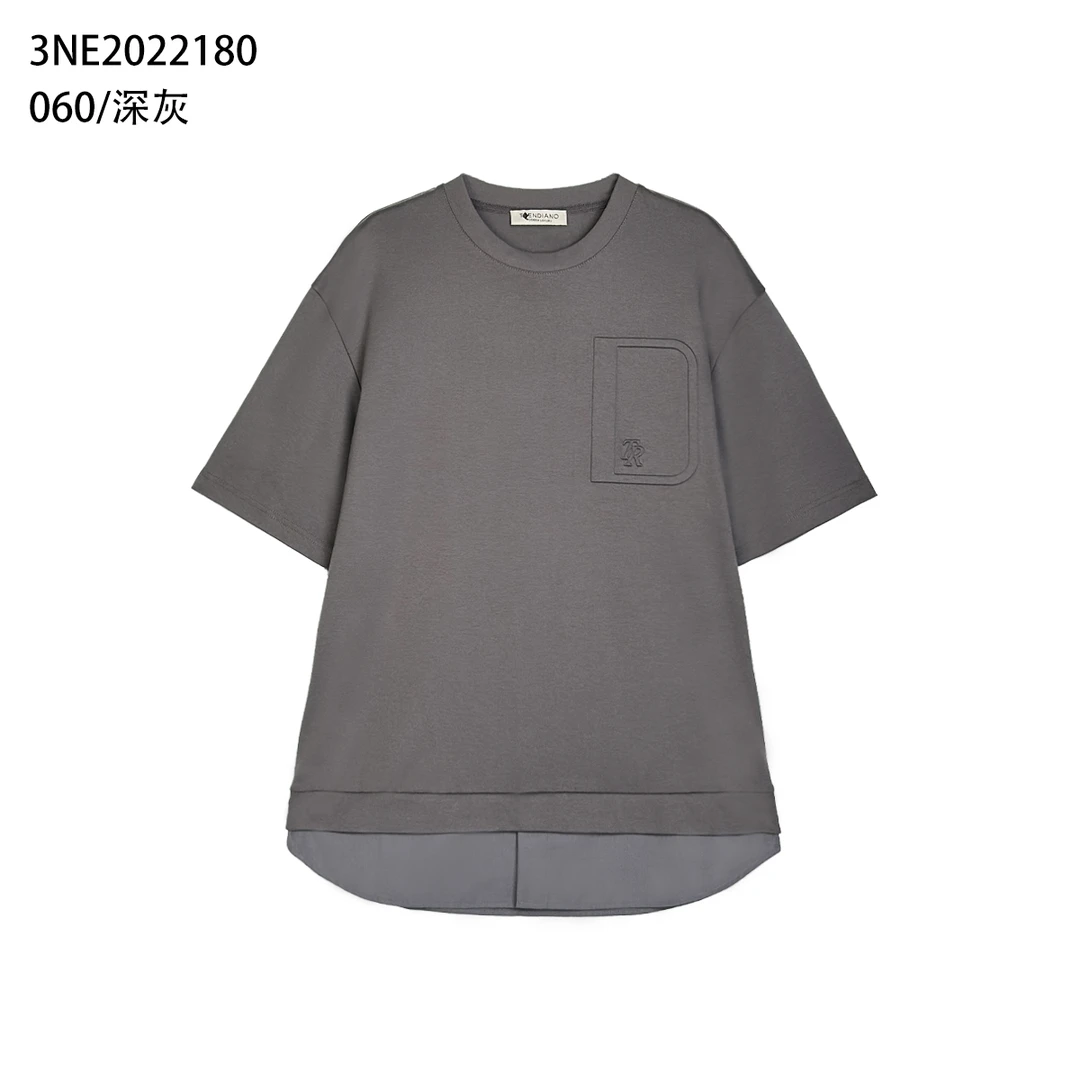 【TR】180-2022180T恤（宽松型） 夏季经典圆领舒适上衣 男女同款