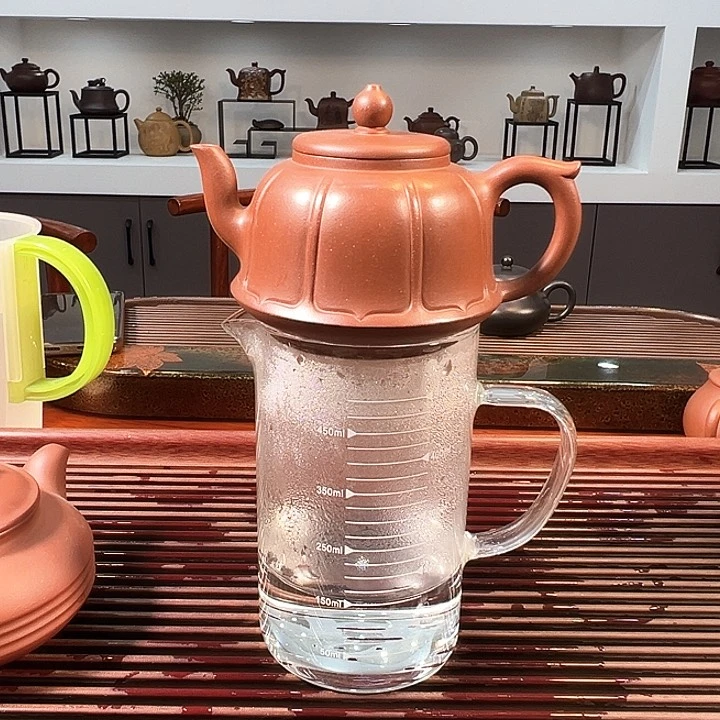 紫砂茶壶禅莲3底槽清