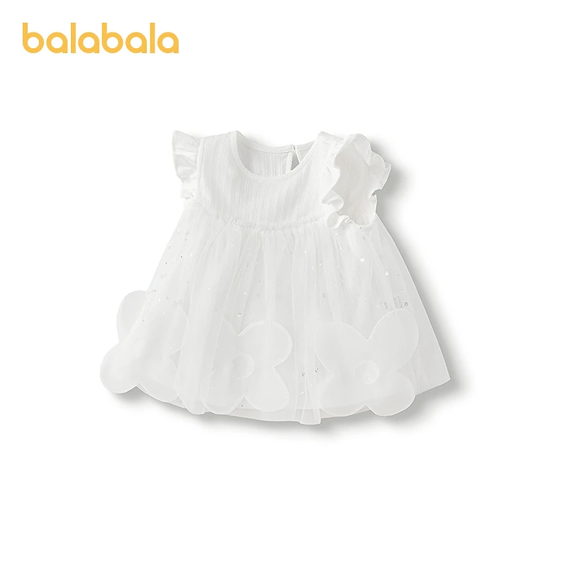 【商场同款】巴拉巴拉宝宝短袖t恤女童上衣2025新款夏装甜美精致