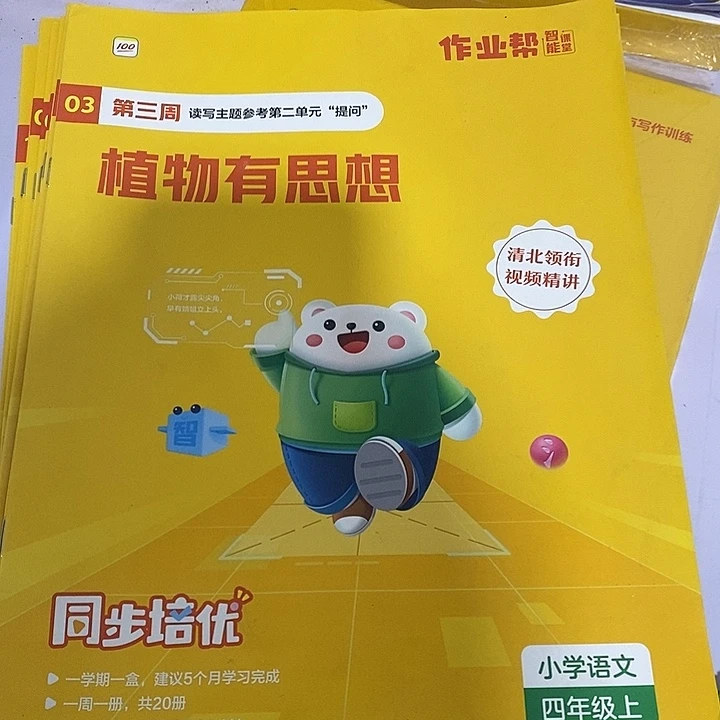 四年级上语文同步培优，散装