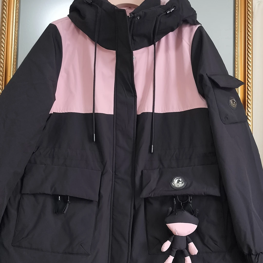 水淼2025冬季新款时尚显瘦保暖棉服1506