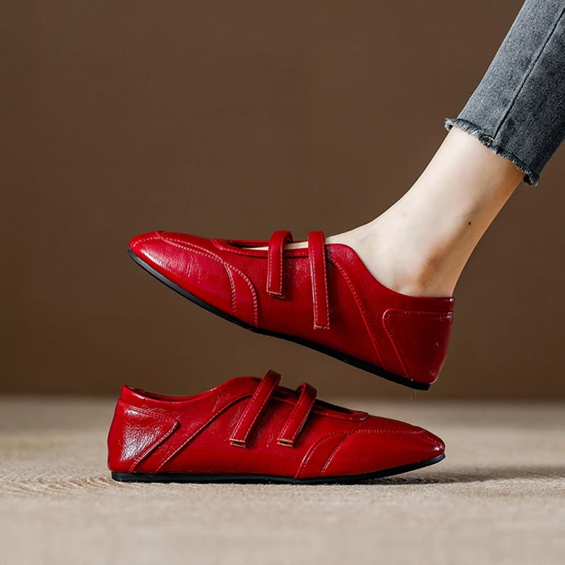 夏季爆款品质平底浅口小红鞋2025新款时尚气质露脚背玛丽珍单鞋女