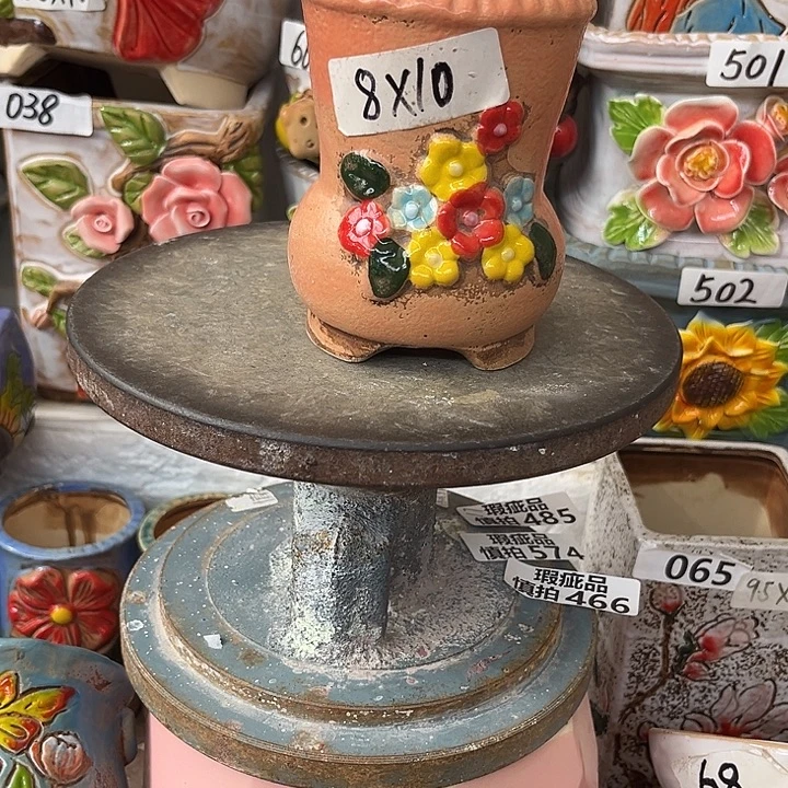 粗陶材质多肉花盆