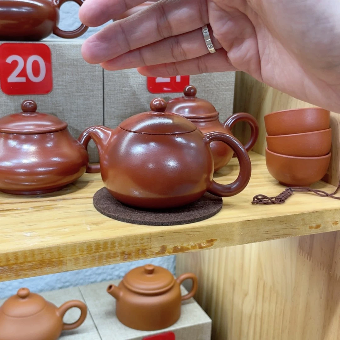 茶壶紫砂源****源西施120毫升全品一套