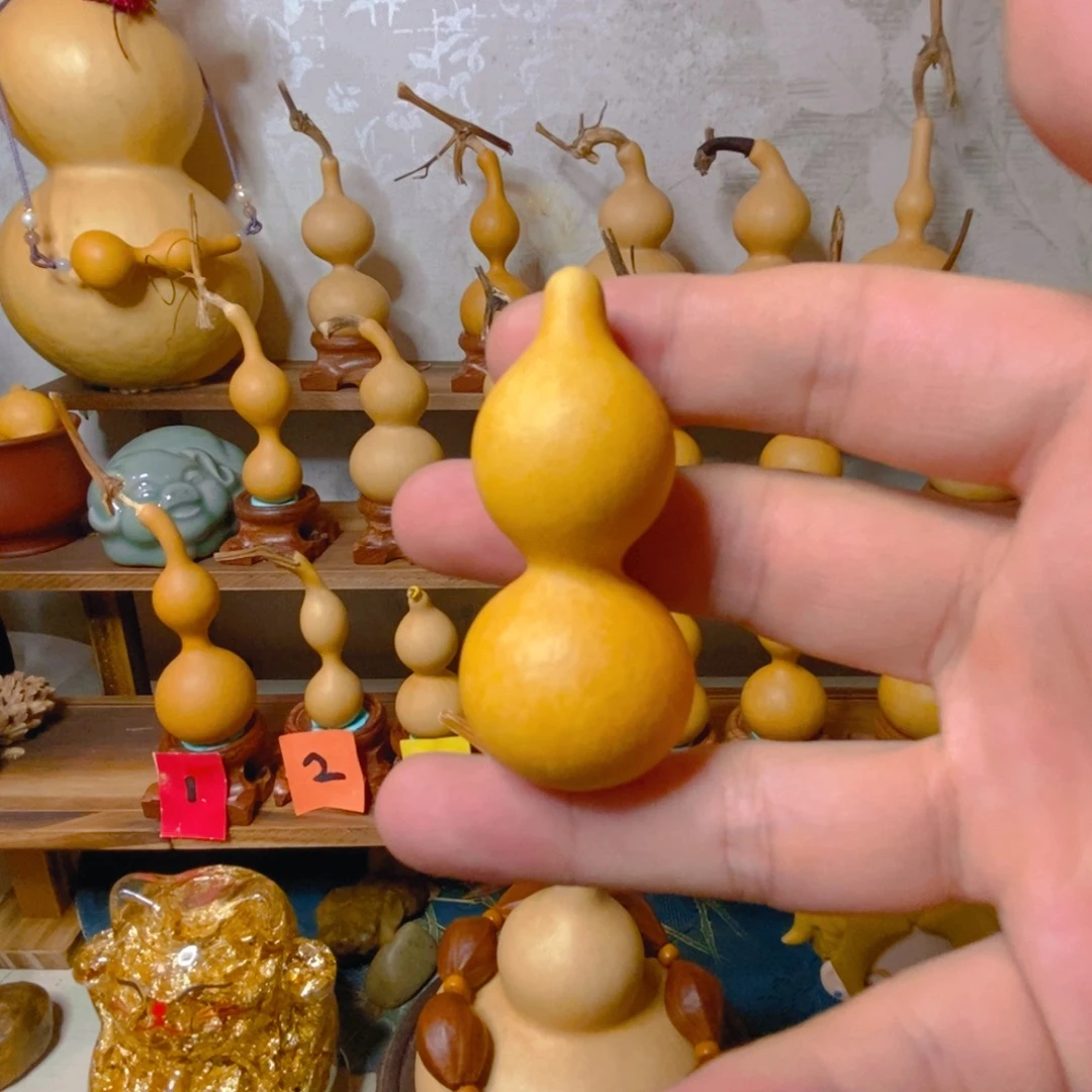 葫芦天然小葫芦文玩手把件